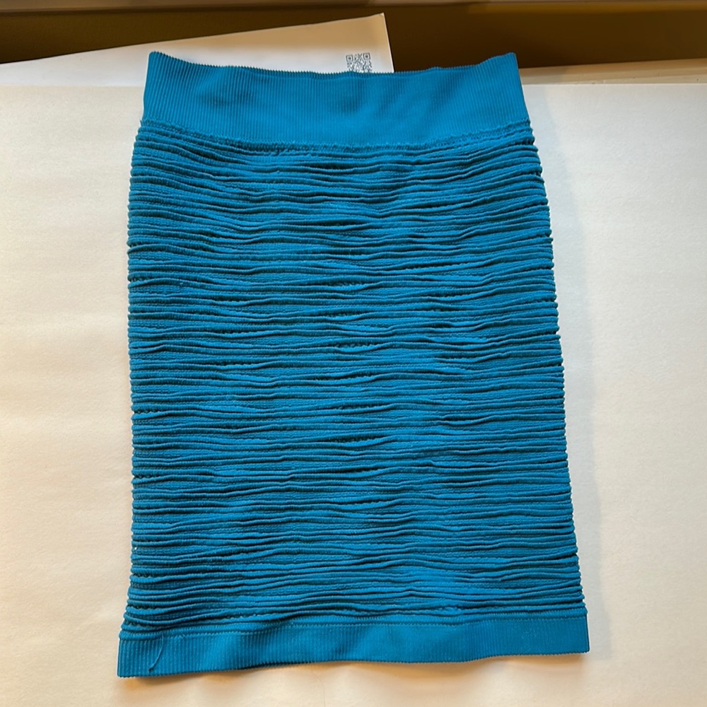 BCBGeneration Teal Bodycon Skirt